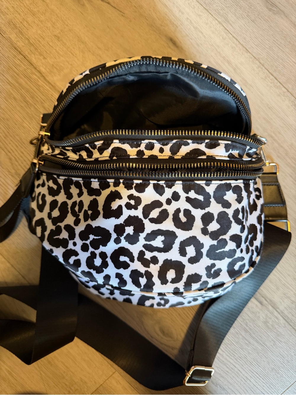 Two  Leopard Print Crossbody Bag